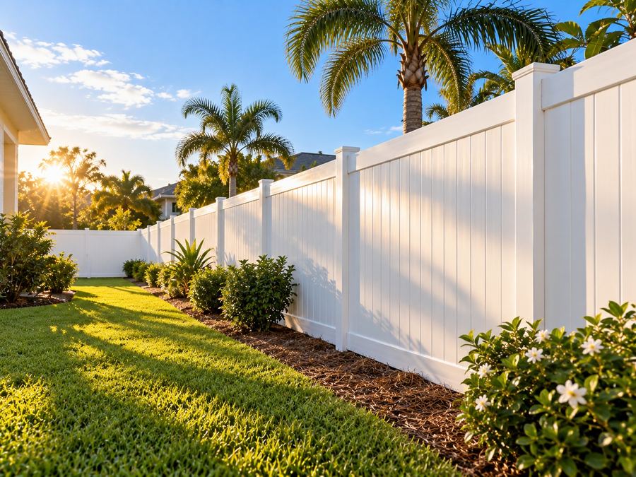 Clean fence line after low-pressure surface cleaning