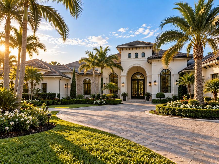 Premium luxury home exterior cleaning